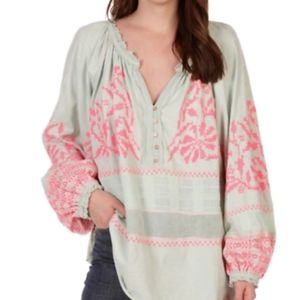 NWT $128 Free People Persuasion Mint Combo Top